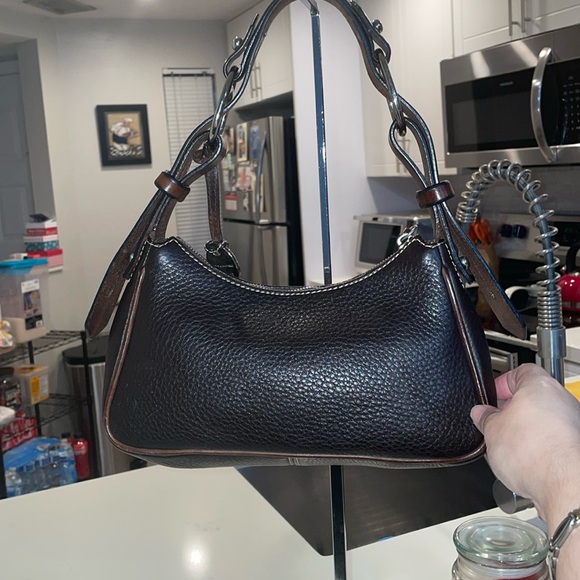 BEAUTY DOONEY & BOURKE BROWN Pebbled Leather Shoulder Bag❗️ - Picture 10 of 17